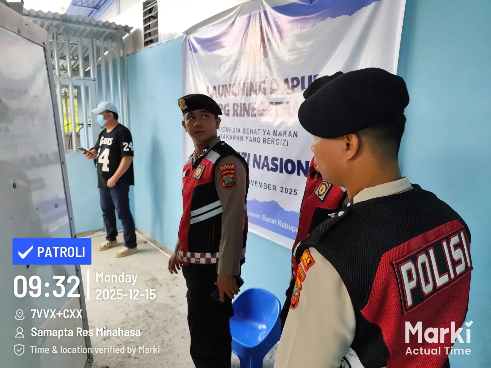 Sat Samapta Polres Minahasa Hadir Sejak Pagi: Menjaga Aman, Mengawal Harapan